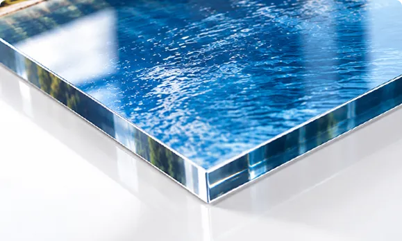 acrylic glass quality edge detail 3mm