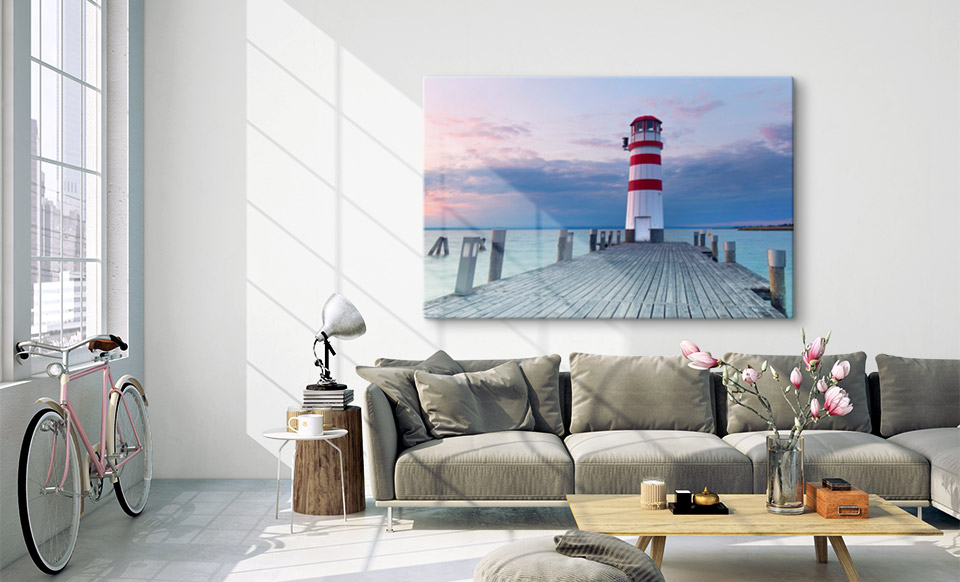 print on plexiglass appartment