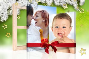 xmas site canvas print present image